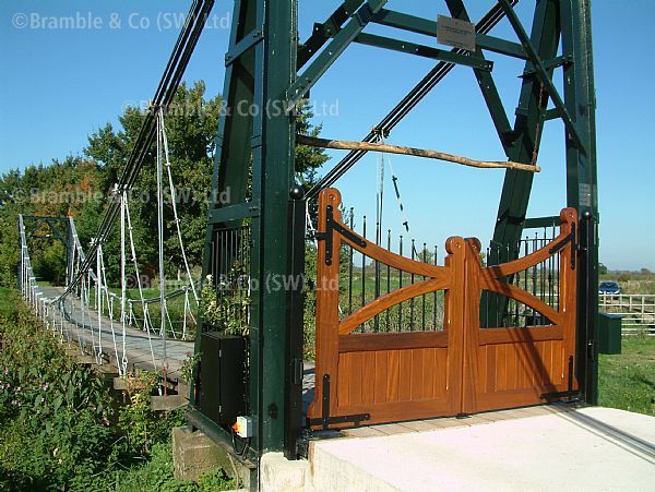 Electric Wooden Gates, Devon